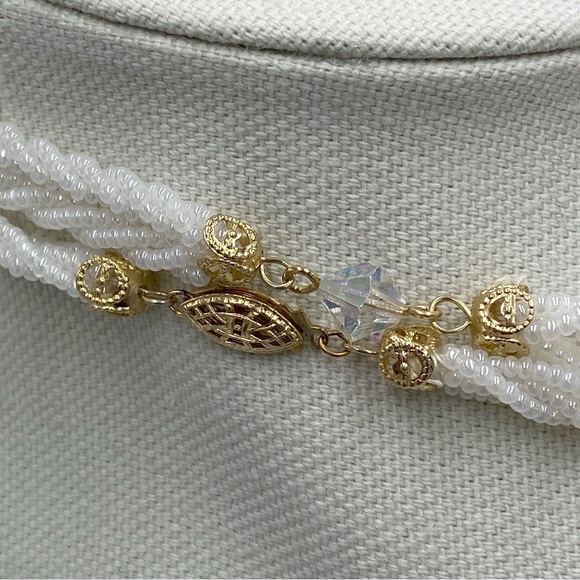 Vintage Glass Beaded Long Necklace - Picture 7 of 11